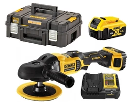 DeWalt DCM849P2-QW akkus polírozógép 18 V | 180 mm | Szénkefementes | 2 x 5 Ah akku + töltő | Kartondobozban DeWalt DCM849P2-QW akkus polírozógép 18 V | 180 mm | Szénkefementes | 2 x 5 Ah akku + töltő | Kartondobozban