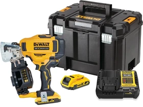 DeWalt DCN45RND2-QW akkus szerkezeti szegező 18 V | 19 - 45 mm | Átmérő 3,1 mm | 15 ° | Szénkefementes | 2 x 2 Ah akku + töltő | Kofferben