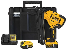 DeWalt DCN650P2-QW akkus finiselő szegező 18 V | 32 - 63 mm | Átmérő 1,8 mm | 34 ° | Szénkefementes | 2 x 5 Ah akku + töltő | Kofferben DeWalt DCN650P2-QW akkus finiselő szegező 18 V | 32 - 63 mm | Átmérő 1,8 mm | 34 ° | Szénkefementes | 2 x 5 Ah akku + töltő | Kofferben
