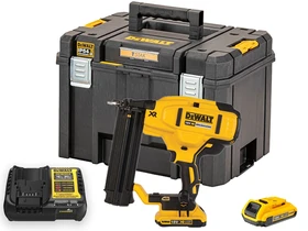 DeWalt DCN680D2-QW akkus finiselő szegező 18 V | 15 - 54 mm | Átmérő 1,25 mm | 0 ° | Szénkefementes | 2 x 2 Ah akku + töltő | Kofferben