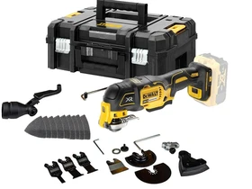 DeWalt DCS356NT-XJ akkus multifunkciós gép rezgő 18 V | 0 - 20000   1/min | 1,6 ° | Szénkefementes | Akku és töltő nélkül | TSTAK kofferben DeWalt DCS356NT-XJ akkus multifunkciós gép rezgő 18 V | 0 - 20000   1/min | 1,6 ° | Szénkefementes | Akku és töltő nélkül | TSTAK kofferben