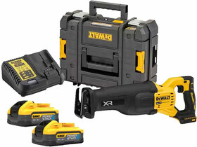 DeWalt DCS386H2T-QW akkus orrfűrész 2x5Ah, TSTAK DeWalt DCS386H2T-QW akkus orrfűrész 2x5Ah, TSTAK