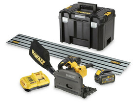 DeWalt DCS520T2R-QW akkus merülőrűrész vezetősínnel DeWalt DCS520T2R-QW
