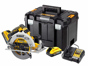 DeWalt DCS573H2T-QW akkus körfűrész 190mm 2x5Ah, TSTAK DeWalt DCS573H2T-QW akkus körfűrész 190mm 2x5Ah, TSTAK