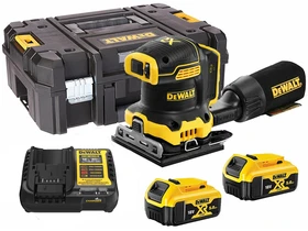 DeWalt DCW200P2-QW akkus rezgőcsiszoló 18 V | 114,3 x 139,7 mm | Szénkefementes | 2 x 5 Ah akku + töltő | TSTAK kofferben DeWalt DCW200P2-QW akkus rezgőcsiszoló 18 V | 114,3 x 139,7 mm | Szénkefementes | 2 x 5 Ah akku + töltő | TSTAK kofferben