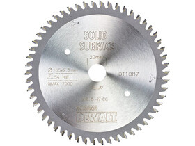 DeWalt DT1087-QZ 165 mm körfűrészlap fához DeWalt DT1087-QZ 165 mm körfűrészlap fához