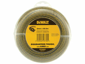 DeWalt DT20651 csavart damil fűkaszához 2 mm x 68,6 m DeWalt DT20651 csavart damil fűkaszához 2 mm x 68,6 m