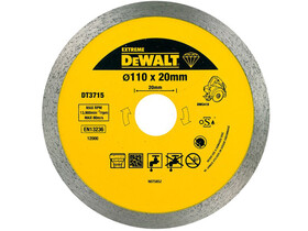 DeWalt DT3715-QZ 110 mm gyémánt vágótárcsa DeWalt DT3715-QZ 110 mm gyémánt vágótárcsa
