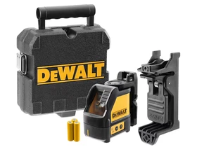 DeWalt DW088K-XJ Piros vonallézer Hatósugár jelfogóval: 0 - 50 m | 3 x elem | Kofferben