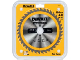 DeWalt korfureszlap 190x30x26 mm40T Kép: DeWalt korfureszlap 190x30x26 mm40T.webp