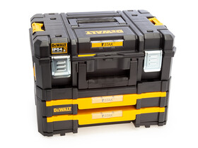 Dewalt TSTAK II + TSTAK IV tárolódoboz combo Dewalt TSTAK II + TSTAK IV tárolódoboz combo