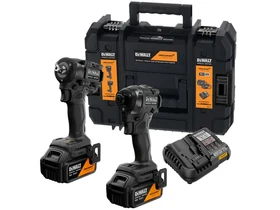 Kép: DEWALT X MCLAREN 18V XR IMPACT TWIN KIT - COMPACT IMPACT DRIVER AND WRENCH WITH 2 X 5AH BATTERIES CHARGER IN TSTAK. BASED OFF DCF850922_0.webp