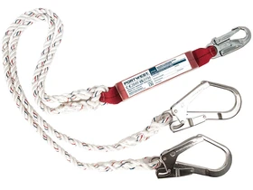 Double 1.8m Lanyard With Shock Absorber Double 1.8m Lanyard With Shock Absorber