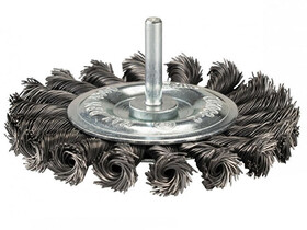 drótkefe csésze fonott 75x6mm 1/4˝ drótkefe csésze fonott 75x6mm 1/4˝