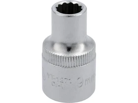 Dugokulcsfej 12 9 mm 12-kant krom-vanadium Cr-V normal hosszu Kép: Dugokulcsfej 12 9 mm 12-kant krom-vanadium Cr-V normal hosszu.webp