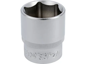 Dugokulcsfej 27 mm 12 meghajto 6-lapu krom-vanadium Cr-V normal kivitel Kép: Dugokulcsfej 27 mm 12 meghajto 6-lapu krom-vanadium Cr-V normal kivitel.webp