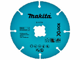 Makita 125 mm-es karbid vágókorong X-LOCK Makita 125 mm-es karbid vágókorong X-LOCK