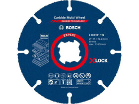 EXPERT X-LOCK Karbid Multi vágótárcsa , 115 x 22,23 mm, X-LOCK EXPERT X-LOCK Karbid Multi vágótárcsa , 115 x 22,23 mm, X-LOCK