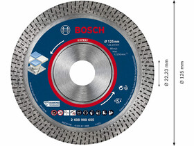EXPERT HardCeramic gyémánt vágótárcsa, 125 x 1,4 mm, 22,23 mm EXPERT HardCeramic gyémánt vágótárcsa, 125 x 1,4 mm, 22,23 mm