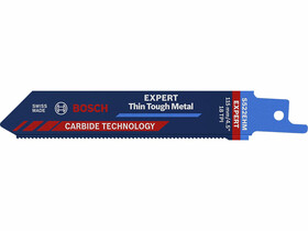 EXPERT S 522 EHM Thin Tough Metal keményfém fogazású szablyafűrészlap, 1 db, Anyagvastagság: <50 mm EXPERT S 522 EHM Thin Tough Metal keményfém fogazású szablyafűrészlap, 1 db, Anyagvastagság: <50 mm