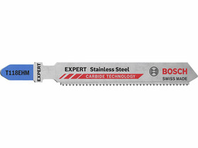EXPERT T 118 EHM Stainless Steel keméyfém fogazású szúrófűrészlap, Anyagvastagság: 2-5 mm, Méret: 8