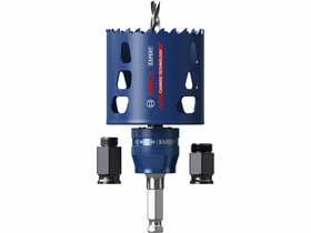 EXPERT Tough Material Körkivágó kezdőkészlet, 51 mm, 51 mm, 1 db HSS-G Központosító fúrószár, 1 db EXPERT Tough Material Körkivágó kezdőkészlet, 51 mm, 51 mm, 1 db HSS-G Központosító fúrószár, 1 db
