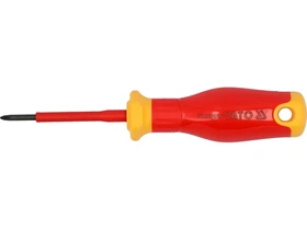 Extra vekony szigetelt PH0 keresztfeju csavarhuzo 60 mm Kép: Extra vekony szigetelt PH0 keresztfeju csavarhuzo 60 mm.webp