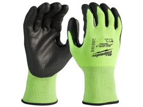 Hi-Vis Vágásbiztos kesztyű 3/C  - L/9 - 12 pár
