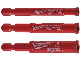Milwaukee Diamond Max M14 gyémántfúrókorona készlet fúrógéphez 3 részes Milwaukee Diamond Max M14 gyémántfúrókorona készlet fúrógéphez 3 részes