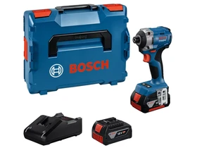 Bosch GDR 18V-215 akkus ütvecsavarozó bitbefogással 2x4Ah, GAL 18V-40, L-Boxx Bosch GDR 18V-215 akkus ütvecsavarozó bitbefogással 2x4Ah, GAL 18V-40, L-Boxx