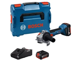 Bosch GWS 18V-8 125mm akkus sarokcsiszoló 2x4Ah, GAL1840, L-Boxx Bosch GWS 18V-8 125mm akkus sarokcsiszoló 2x4Ah, GAL1840, L-Boxx