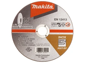 Makita Inox vágókorong 150x1,6 mm Makita Inox vágókorong 150x1,6 mm