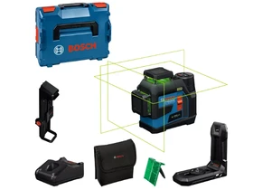 Bosch GLL 12V-100-33 CG vonallézer LB10 + DK20 + 1x2Ah + GAL 12-40 + L-Boxx Bosch GLL 12V-100-33 CG vonallézer LB10 + DK20 + 1x2Ah + GAL 12-40 + L-Boxx