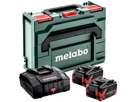 Metabo Basic-Set akkumulátor és töltő szett 2 x LiHDX 8.0 Ah +mB