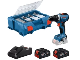 Bosch GSR 18V-65 akkus fúrócsavarozó tokmányos 2x4Ah ProCORE, GAL 18V-40, L-Case Bosch GSR 18V-65 akkus fúrócsavarozó tokmányos 2x4Ah ProCORE, GAL 18V-40, L-Case