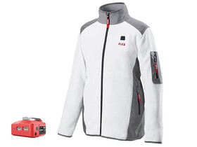 Flex TF White 10.8/18.0 M Men fűthető kabát + PS 10.8/18.0 átalakító Flex TF White 10.8/18.0 M Men fűthető kabát + PS 10.8/18.0 átalakító