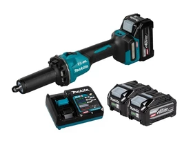 Makita GD001GU201 akkus egyenes csiszoló 40 V | 6 mm | Szénkefementes | 2 x 4 Ah akku + töltő | Kartondobozban Makita GD001GU201 akkus egyenes csiszoló 40 V | 6 mm | Szénkefementes | 2 x 4 Ah akku + töltő | Kartondobozban