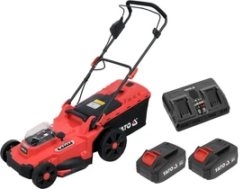 Yato YT-85224 akkus fűnyíró 2x18 V, 43 cm, 50 l, 2 x 4 Ah akku + duplatöltő Yato YT-85224 akkus fűnyíró 2x18 V, 43 cm, 50 l, 2 x 4 Ah akku + duplatöltő