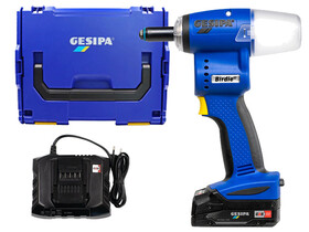 GESIPA Birdie akkus popszegecselő műanyag kofferban GESIPA Birdie akkus popszegecselő műanyag kofferban