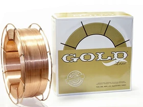 Panelectrode rézbevonatos hegesztőhuzal MIG géphez SG2, 1,0 mm, 15 kg (GOLD) Panelectrode rézbevonatos hegesztőhuzal MIG géphez SG2, 1,0 mm, 15 kg (GOLD)