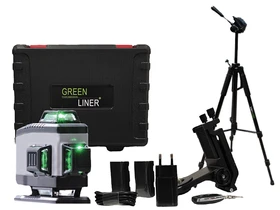 Green Liner 4D vonallézer kofferben, konzollal, távirányítóval, XL álvánnyal