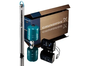 Grundfos SQE 5-50 házi vízellátó CU301 + 8l-es tartály + 40m kábel