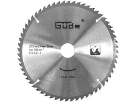 Güde 210x30x60Z körfűrészlap fához Güde 210x30x60Z körfűrészlap fához