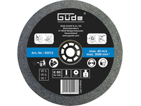 Güde K80 200x25x32 mm köszörűkorong kettősköszörűre Güde K80 200x25x32 mm köszörűkorong kettősköszörűre