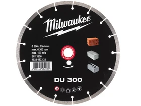 Milwaukee DU 300 mm gyémánt vágótárcsa Milwaukee DU 300 mm gyémánt vágótárcsa