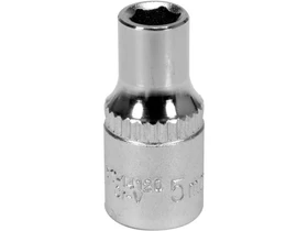 Hatlapu dugokulcsfej 14 hajtas 5 mm Cr-V normal Kép: Hatlapu dugokulcsfej 14 hajtas 5 mm Cr-V normal.webp