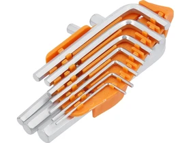 Imbuszkulcs keszlet 10 reszes 1510 mm Cr-V acel Kép: Imbuszkulcs keszlet 10 reszes 1510 mm Cr-V acel.webp