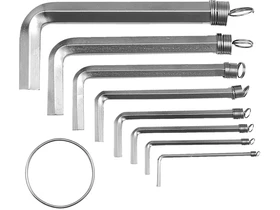 Imbuszkulcs keszlet 8 reszes 210 mm Cr-V acel Kép: Imbuszkulcs keszlet 8 reszes 210 mm Cr-V acel.webp