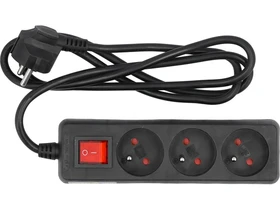 Kapcsolos eloszto 3 aljzatos 15 m vedoerintkezos Schuko Kép: Kapcsolos eloszto 3 aljzatos 15 m vedoerintkezos Schuko.webp