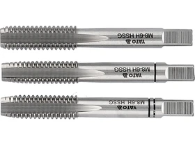 Kezi menetfuro keszlet M10 3 reszes HSS M2 Kép: Kezi menetfuro keszlet M10 3 reszes HSS M2.webp